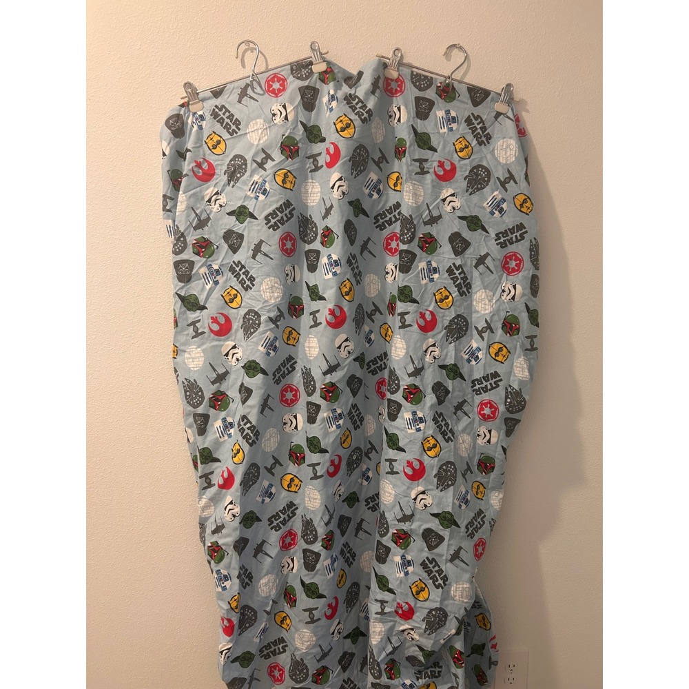 Star Wars Kohl's Twin Fitted Sheet and Pillowcase Set 100% Cotton